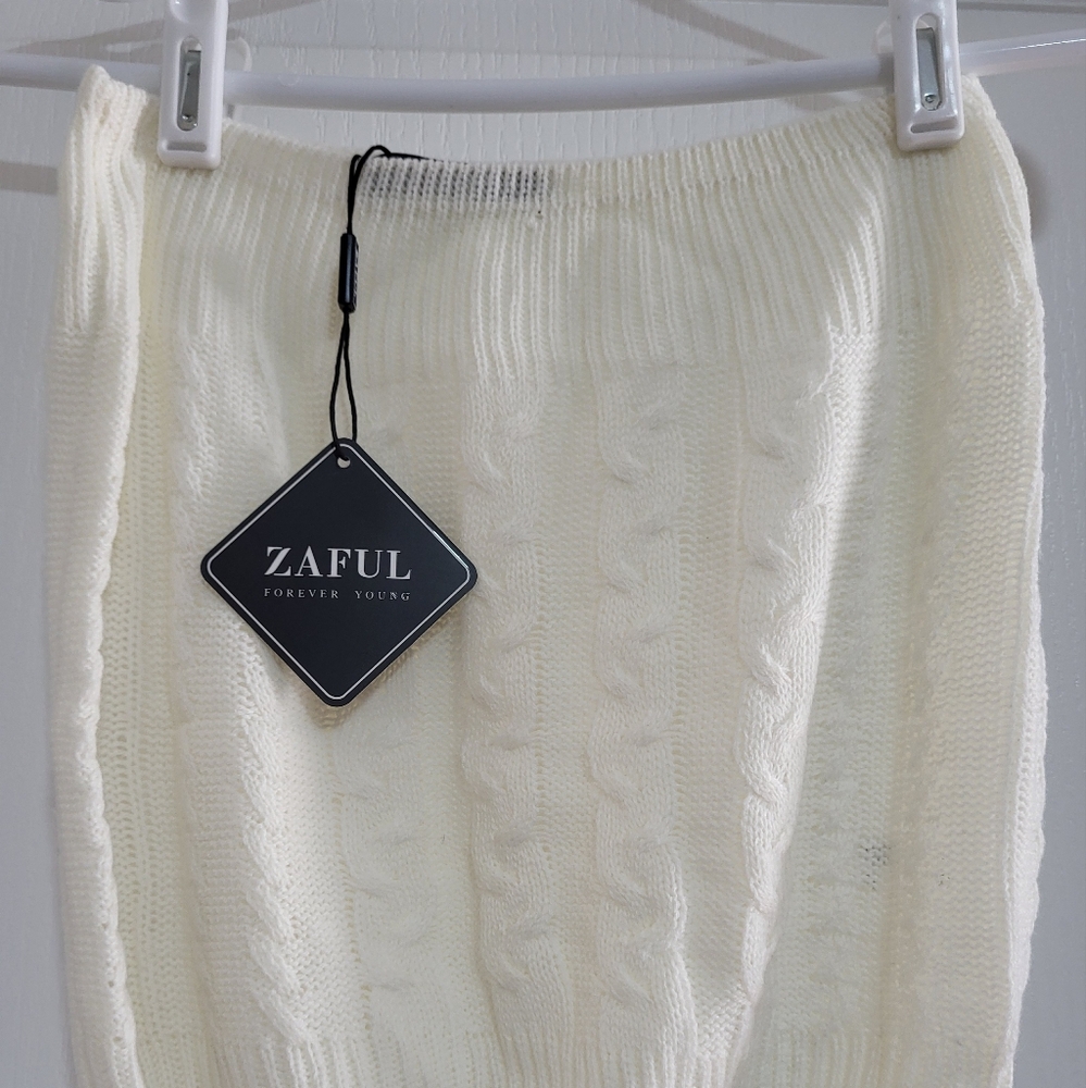 Knit tube top